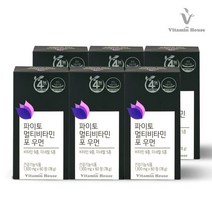 [비타민하우스]파이토 멀티비타민 포우먼 6병 (12개월분), 단품, 단품