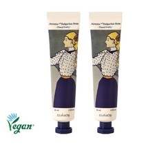 엘리샤코이 유벤타 위드 불가리안 로즈 핸드크림 2개, 로즈핸드크림 2개