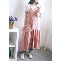 굿즈트리 에이프릴 원피스 롱 앞치마(핑크) (4-2), 단품없음