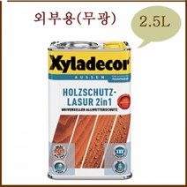씨라데코 오일스테인 방부 방습 외부 목재보호 2.5L, 도토리