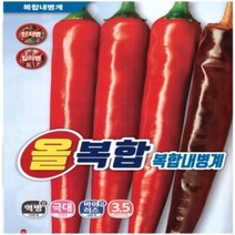[ 2023년 고추씨앗 ] 올복합 1200립 고추품종 고추종자 고추씨앗 다나씨드 고추씨앗 복합내병계 모두다팜 농자재, 23년 올복합 1200립