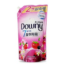 고 7일지속 쿨샵 섬유유연제 탈취파워 다우니 농축, 베리앤바닐라, 본상품선택