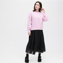 유니클로 쉬폰 주름 스커트 치마 458623