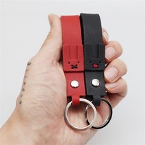 수제 통가죽 계묘년 토끼 키링/키홀더 열쇠고리