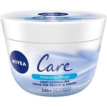 니베아 인텐시브 케어 크림 바디 페이스 400ml Nivea Care Cream, 1팩