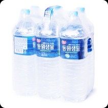 (수담스토어) 동원샘물 2L 6ea 박스 생수2l 물 안전한 미네랄 워터 배달