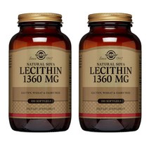 솔가 레시틴 1360mg 100정 X 2병, 단품, 단품