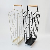 매장용 수납소품 원목손잡이 우산거치대 우산함 현관, 아이보리