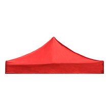 야외 텐트 탑 커버 옥스포드 전망대 지붕 천 방수 캠핑 가든 파티 텐트 차양 천 154, 빨간색, 협력사, 33m