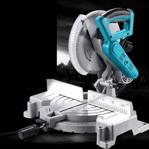 지파각도절단기 합금 목공 톱질 초정밀 목재 45도, 톱날이 없는 10인치 산업 모델