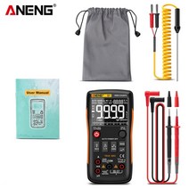 발전기 트랜지스터 테스터 lcr aneng q1 digital multimeter 9999 analog tester true rms professional diy ncv 226, q1 주황색 분