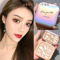 HH 하이라이터 얼굴 톤업+메이크업 브러쉬, 04+브러쉬