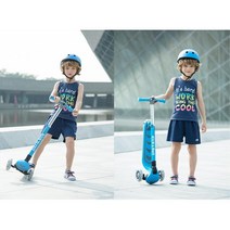 접이식 킥보드 블루 6살남자아이선물 튼튼 유아킥보드 아기킥보드 어린이스쿠터, 상세페이지참조