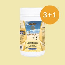 메가맥스 로얄젤리 로얄제리 로열제리 생로얄젤리 로얄락틴 동결건조 royal jelly 365정 3+1 (4개) 해외직구, 4개 (1460정)