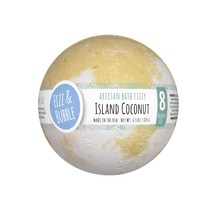 Fizz & Bubble 아티산 배스 밤 아일랜드 코코넛, 1개, 184g