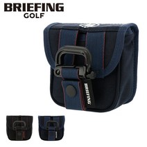 브리핑 골프 헤드 커버 퍼터 커버 말렛형 맨즈 BRG211G30 BRIEFING 센터 ​​샤프트 발수 헤드 커버 MALLET CS PUTTER COVER FIDLOCK-2[당일 발송][DL10]