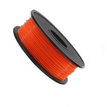 Pirhosigma 3D 프린팅 PLA 필라멘트 프린터 직경 1.75mm 0.25kg 스풀 순중량 (레드), Orange, Orange