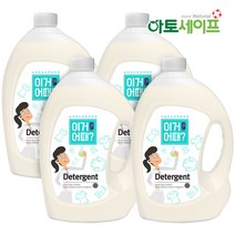 이거어때 세탁세제 (3.1L 4개)/아토세이프세제/ 중성세제/세탁세제/액체세제/효소세제, 3.1L, 4개
