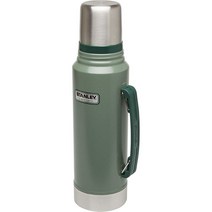 스탠리 클래식 배큐엄 인슐레이티드 와이드 마우스 보틀 보온 보냉병, Green, 1L