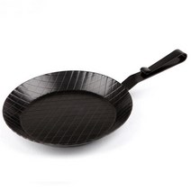 800도씨 블랙시즈닝 무쇠 편수 양수 후라이팬 스테이크팬 철팬 빠에야팬, 28cm 편수 (후라이팬)
