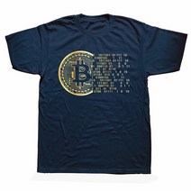 기념주화 비트코인선물 모형소품Bitcoin Shirt Cryptocurrency Miner BTC Crypto Design Punk Money Coin, 07 NAVY_03 M