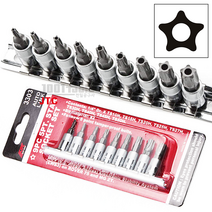 JTC-3303 5각 별소켓 공구 오각공구세트 9pcs 천일공구사