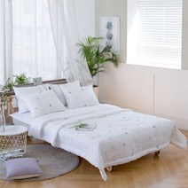 클푸 [클푸]알러지케어 샤론 자수 사계절 차렵이불 S