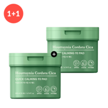 토니모리 TONYMOLY 어성초 시카 퀵 카밍 93패드 70매 1+1 마스크에 지친 피부 진정 각질진정 자극받은 손상피부 급속진정 토너패드, 1개