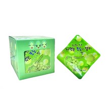 쫀득쫀득 까먹는 포도 모양 젤리 청포도맛 20g X 20개 한박스 대용량 어린이 간식 주전부리 어린이집, 단품, 단품