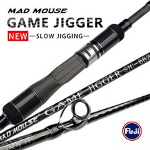 MADMOUSE 일본 후지 부품 슬로우 지깅 로드 게임 지거 1.98M PE 3-6 JIG150-400G 20kgs 스피닝 캐스팅 보트 바다 낚싯대, [04] spinning 60-150g