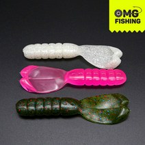 오마이갓피싱 야 토껴 4인치 호그 웜 배스 웜 트레일러 웜 루어낚시 국내생산, YT4-2