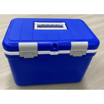 갈치쿨러 아이스박스 상자 2020 새로운 특별 가격 다기능 두꺼운 통관 테이블 초경량 장비 용품, 14.12L 결함이 있는 백신 상자 파란색