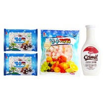 빙수떡 400g +빙수제리 450g +연유 500g