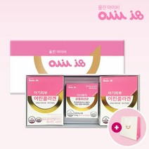 [올린아이비] 균질유산균+어린콜라겐 선물세트(1개월분)+쇼핑백, 단품, 단품