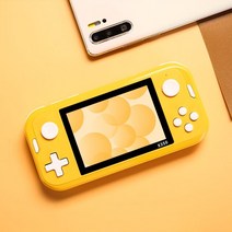 USB 충전 휴대용 게임 플레이어 GBA/MD/FC 10 에뮬레이터 800x480 해상도용 미니 레트로 비디오 콘솔, 03 Yellow