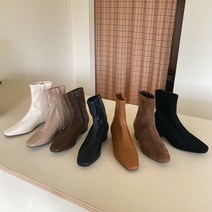 슬림 양스판 삭스앵클부츠 3cm
