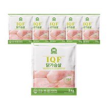 미트리 IQF 생닭가슴살, 1kg, 5개