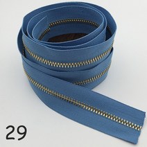 Meetee 1/3M 3 금속 지퍼 코드 로딩 코일 골드 치아 의류 지갑 수리 키트 DIY 바느질 소재, 05 29_01 3#_02 3M3pcsSilder