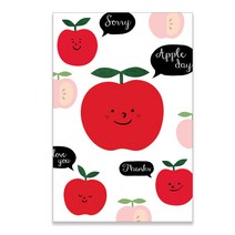 마음담아 60장세트 감성 인테리어 크라프트 꽃 애플데이 엽서 세트 모음, 25. 애플데이 두번째(봉투x)