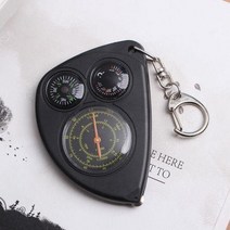 온도계 키홀더 나침판 열쇠고리 키링 나침반 캠핑고리 포굿드라이브, 상세페이지 참조