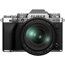 정품 직수입 후지필름 X-T5 미러리스 디지털 카메라 실버, XF16-80mm 렌즈 포함