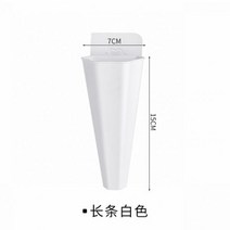 조화 개업선물 꽃병 화병 플라스틱 수경 벽 장착 식물 행잉 그린 딜 화분 바구니 홈 가든 데코 1 개, 04 CT-WT