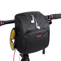 라이노워크 자전거 핸들가방 프론트백 핸들바 가방 TF920, 블랙
