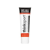 Thinksport SPF 50 미네랄 선스크린 스포츠 활동적인 사용을 위한 안전한 천연