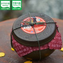 절골 4년 묵은 유기농 찹쌀 약고추장 100% 국산콩 사용 무설탕 조청 재래식 고추장 달지않은 수제 매운 고추장, 옹기, 500g