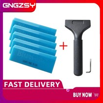 차량용 스펀지 스펀지패드 타월세트 폴리싱 5pcs 예비 고무 bluemax 블레이드 + 1pc 합금 핸들 스 스크레이퍼 자동 bluemax 비닐 응용 프로그램 스퀴지 도매 +, 없음