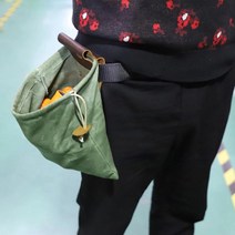 수확바구니 과수원 재배 원예 과일 망태 허리 가방