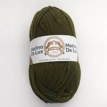 삼남뜨개실 메리노디럭스 10+1 울실 의류실 목도리실 겨울실, Merino DeLux, 29 카키