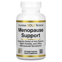 캘리포니아 골드 뉴트리션 Menopause Support 90 베지캡슐, 1개, 기본, 90정