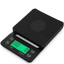 용수철저울 여행용 무게 초정밀 캐리어 휴대용 3kg 주방 바 소형 가정용 타이밍 전자 저울 커피 저울 LED 터치 스크린 공장 직접 판매 112285, 3KG Battery, 없음